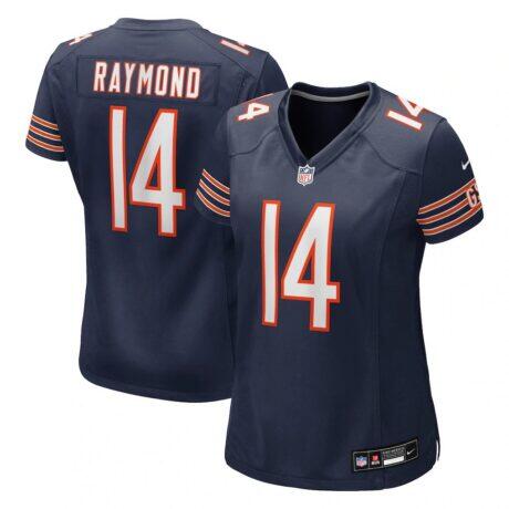 Kalif Raymond Chicago Bears Nike Women's Team Game Jersey - Navy - Front View