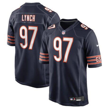 James Lynch Chicago Bears Nike Team Game Jersey - Navy - Front View
