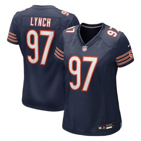 James Lynch Chicago Bears Nike Women's Team Game Jersey - Navy - Front View