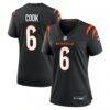 Bryan Cook Cincinnati Bengals Nike Women's Team Game Jersey - Black - Front View