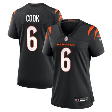 Bryan Cook Cincinnati Bengals Nike Women's Team Game Jersey - Black - Front View