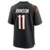 Josh Johnson Cincinnati Bengals Nike Team Game Jersey - Black - Side View