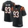 Jonathan Allen Cincinnati Bengals Nike Team Game Jersey - Black - Front View