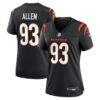 Jonathan Allen Cincinnati Bengals Nike Women's Team Game Jersey - Black - Front View