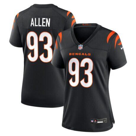 Jonathan Allen Cincinnati Bengals Nike Women's Team Game Jersey - Black - Front View