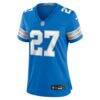 Christian Izien Detroit Lions Nike Women's Team Game Jersey - Blue - Side View