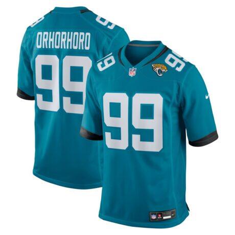 Ruke Orhorhoro Jacksonville Jaguars Nike Team Game Jersey - Teal - Front View