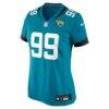 Ruke Orhorhoro Jacksonville Jaguars Nike Women's Team Game Jersey - Teal - Side View