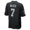 Quay Walker Las Vegas Raiders Nike Team Game Jersey - Black - Detail View