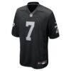 Quay Walker Las Vegas Raiders Nike Team Game Jersey - Black - Side View