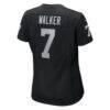 Quay Walker Las Vegas Raiders Nike Women's Team Game Jersey - Black - Detail View