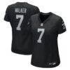 Quay Walker Las Vegas Raiders Nike Women's Team Game Jersey - Black - Front View