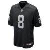 Kirk Cousins Las Vegas Raiders Nike Team Game Jersey - Black - Side View