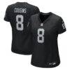 Kirk Cousins Las Vegas Raiders Nike Women's Team Game Jersey - Black - Front View
