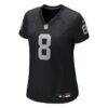 Kirk Cousins Las Vegas Raiders Nike Women's Team Game Jersey - Black - Side View