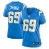 Cole Strange Los Angeles Chargers Nike Women's Team Game Jersey - - Front View