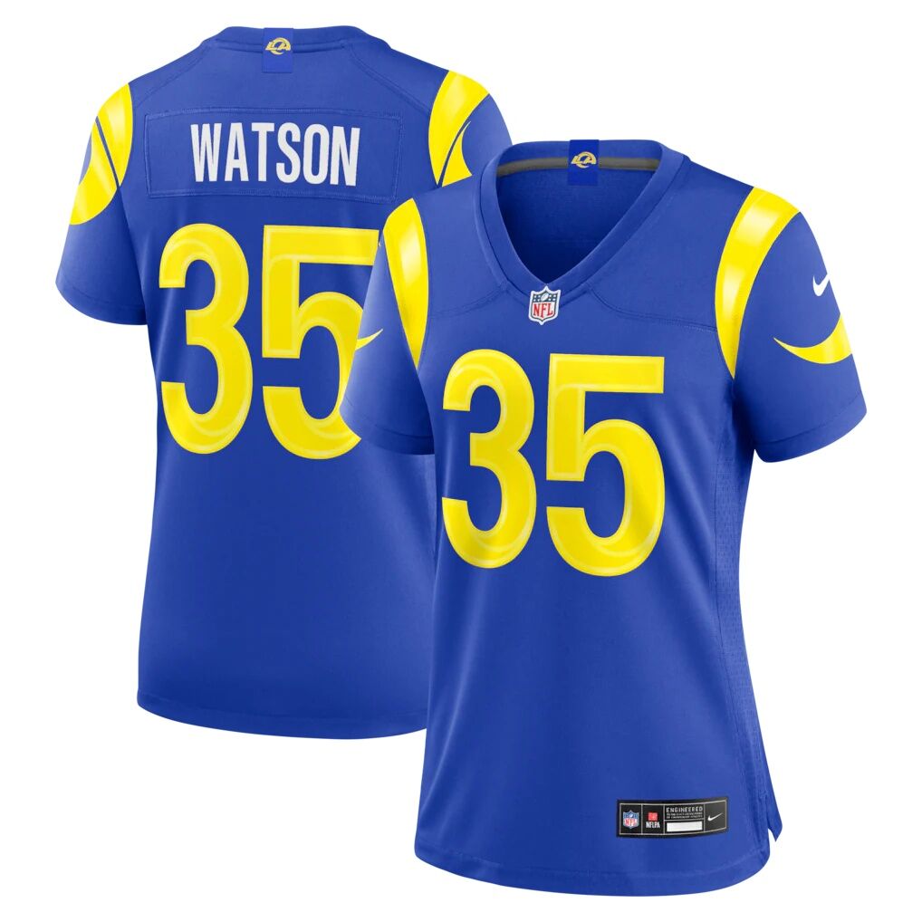 Jaylen Watson Los Angeles Rams Nike Women's Team Game Jersey -  Royal