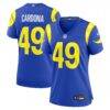 Joe Cardona Los Angeles Rams Nike Women's Team Game Jersey - - Front View