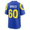 Wyatt Bowles Los Angeles Rams Nike Team Game Jersey - - Detail View