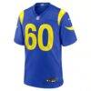 Wyatt Bowles Los Angeles Rams Nike Team Game Jersey - - Side View