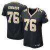 David Edwards New Orleans Saints Nike Women's Team Game Jersey - Black - Front View