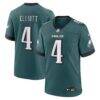 Jake Elliott Philadelphia Eagles Nike Team Game Jersey - - Front View