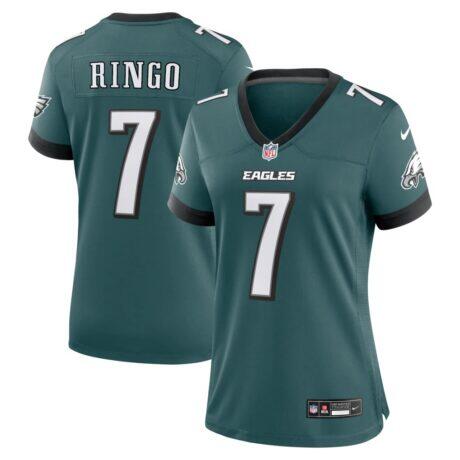 Kelee Ringo Philadelphia Eagles Nike Women's Team Game Jersey - - Front View