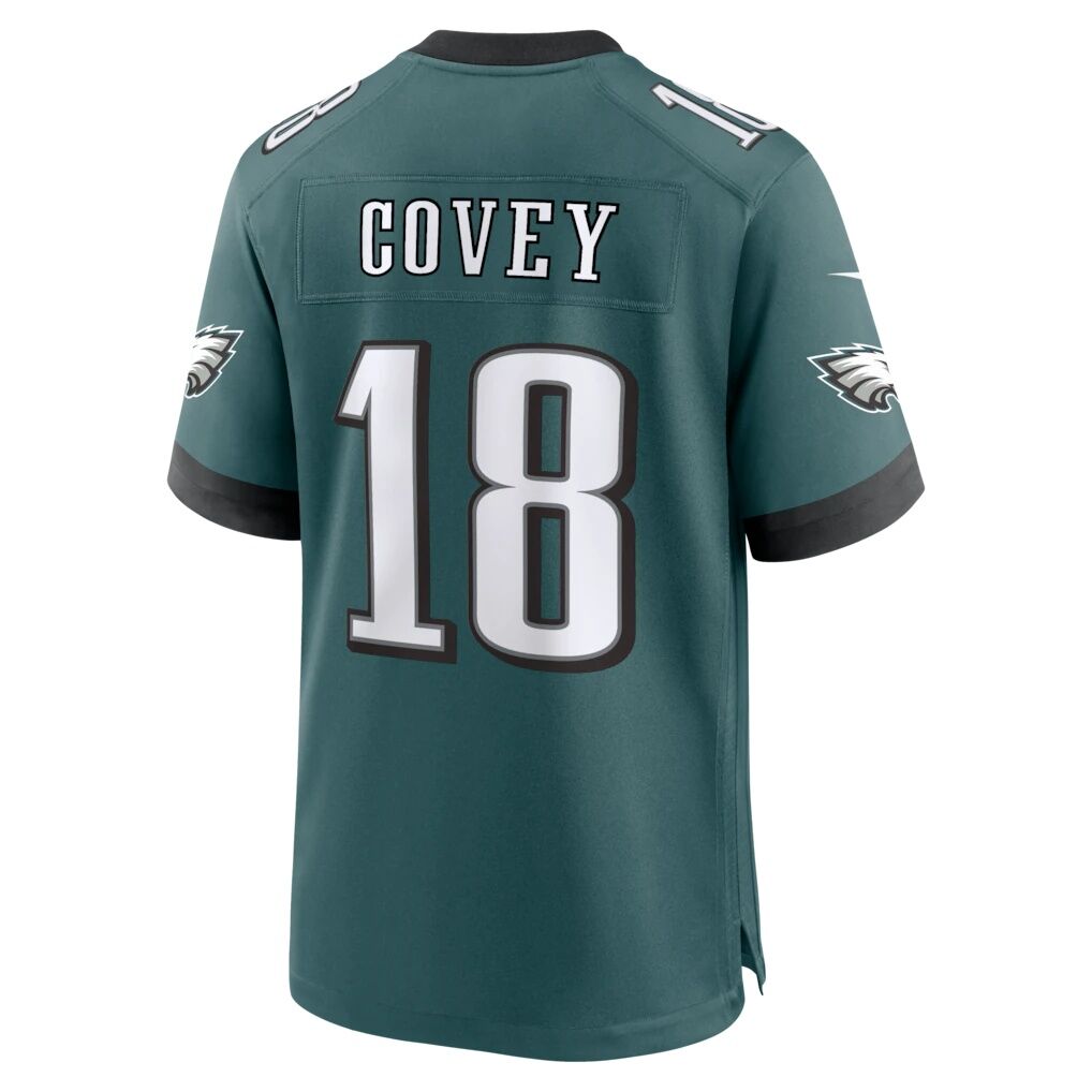 Britain Covey Philadelphia Eagles Nike Team Game Jersey -  Midnight Green