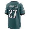 Quinyon Mitchell Philadelphia Eagles Nike Team Game Jersey - - Detail View