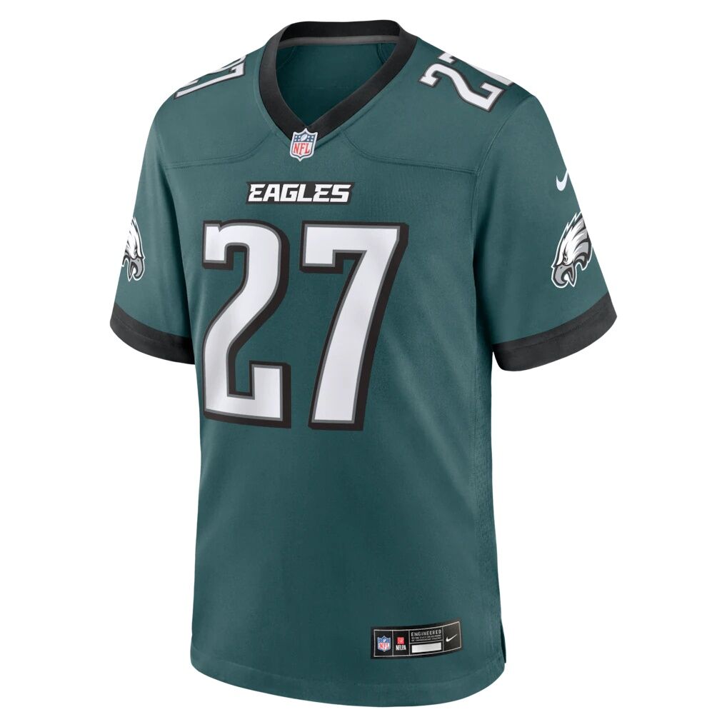 Quinyon Mitchell Philadelphia Eagles Nike Team Game Jersey -  Midnight Green