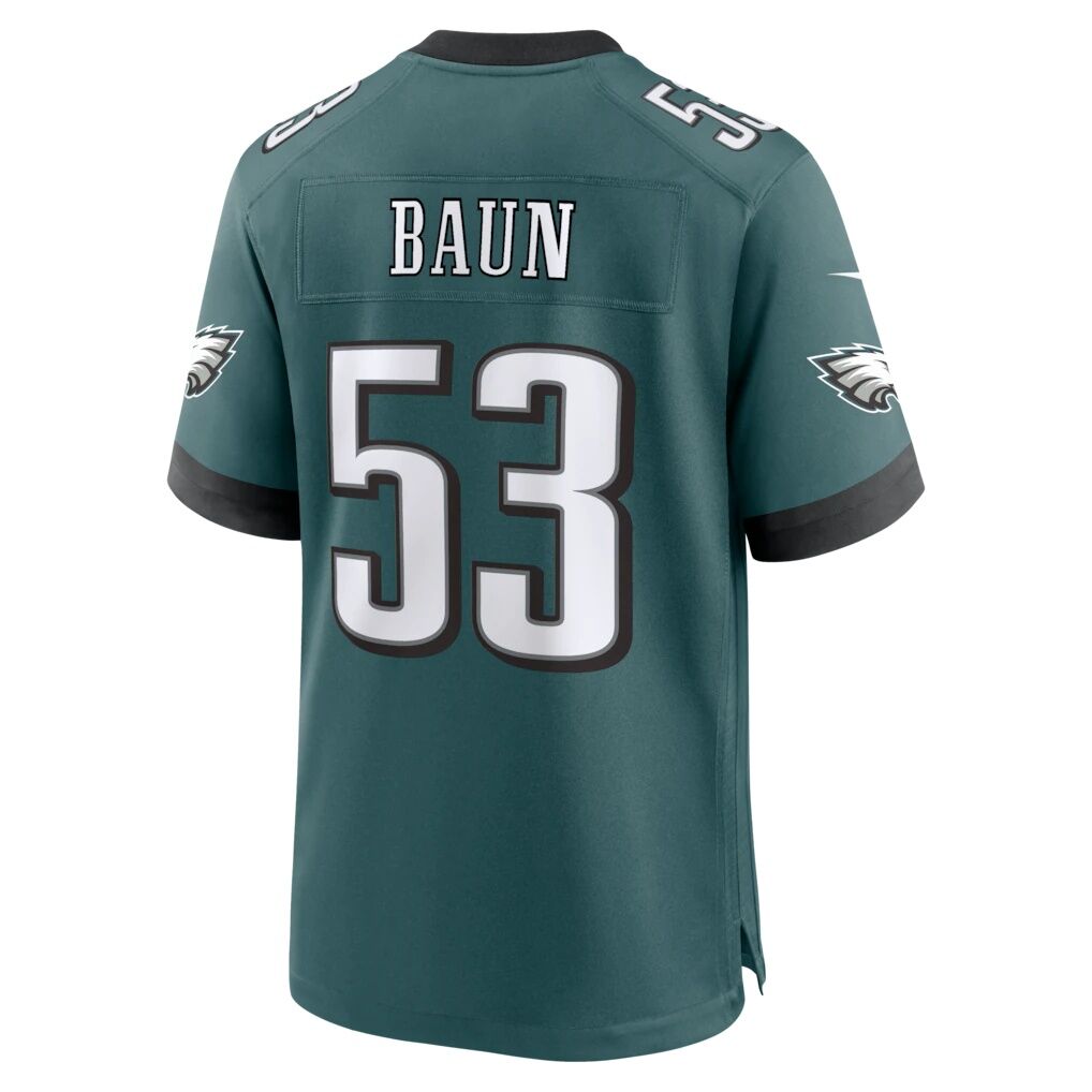 Zack Baun Philadelphia Eagles Nike Team Game Jersey -  Midnight Green