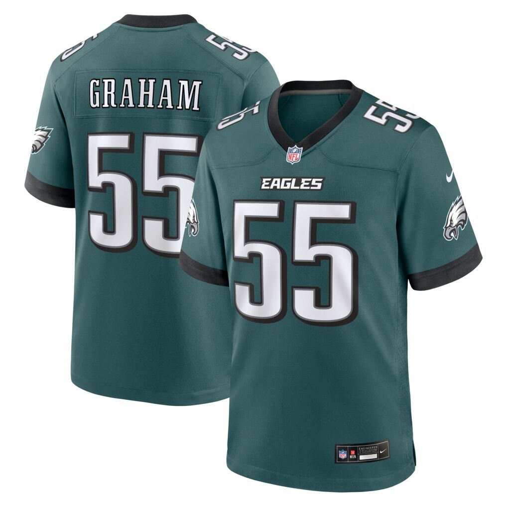 Brandon Graham Philadelphia Eagles Nike Team Game Jersey -  Midnight Green