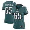 Lane Johnson Philadelphia Eagles Nike Women's Team Game Jersey - - Front View
