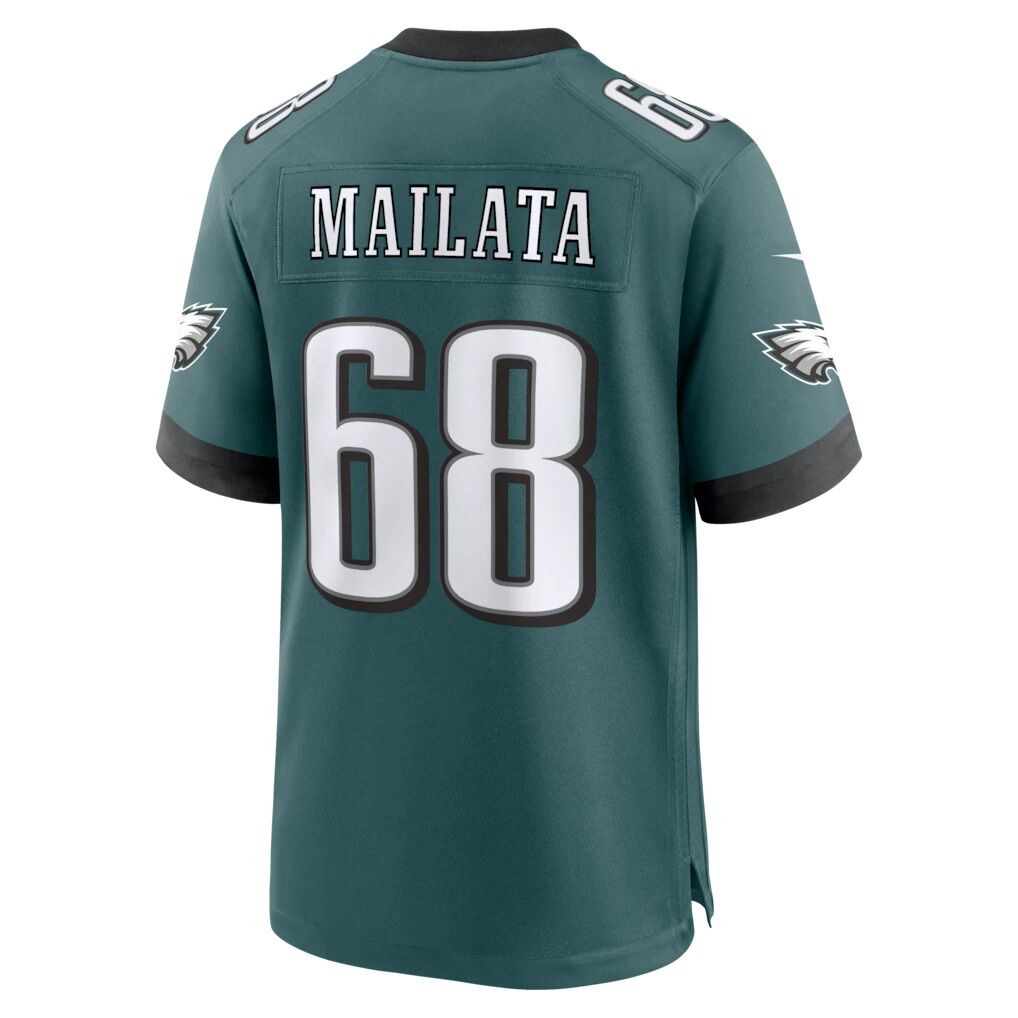 Jordan Mailata Philadelphia Eagles Nike Team Game Jersey -  Midnight Green