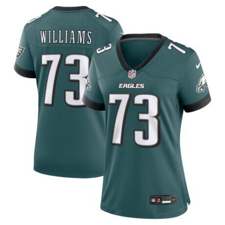 Cameron Williams Philadelphia Eagles Nike Women's Team Game Jersey - - Front View
