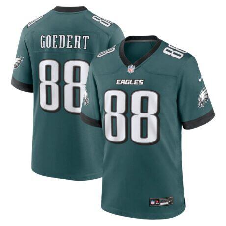 Dallas Goedert Philadelphia Eagles Nike Team Game Jersey - - Front View