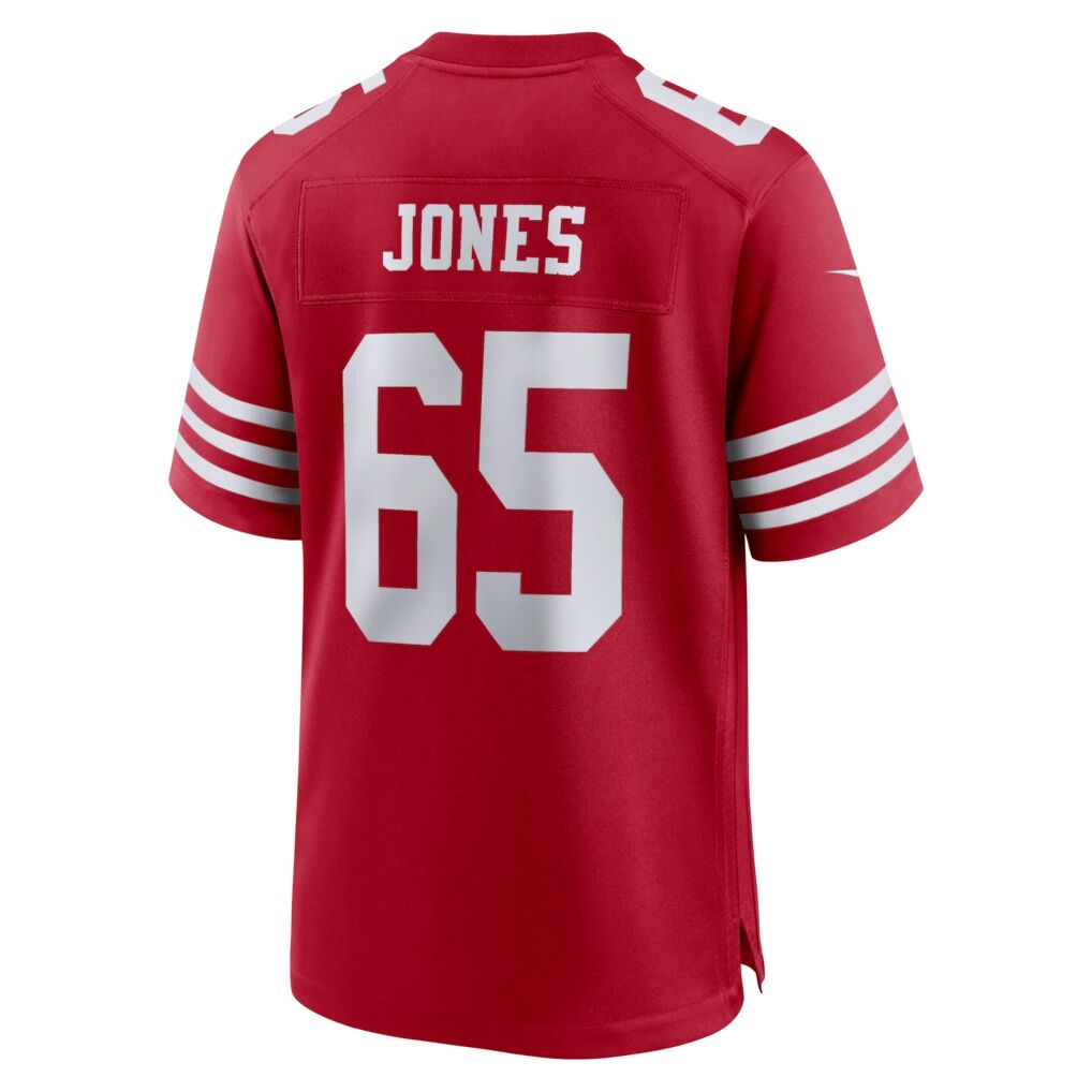 Robert Jones San Francisco 49ers Nike Team Game Jersey -  Scarlet