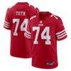 Brett Toth San Francisco 49ers Nike Team Game Jersey - - Front View