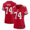 Brett Toth San Francisco 49ers Nike Women's Team Game Jersey - - Front View