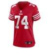 Brett Toth San Francisco 49ers Nike Women's Team Game Jersey - - Side View