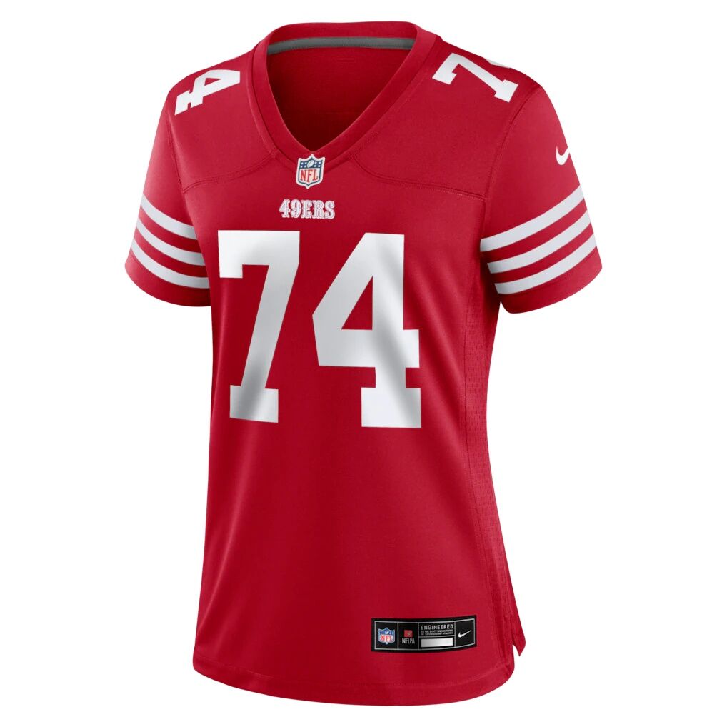 Brett Toth San Francisco 49ers Nike Women's Team Game Jersey -  Scarlet