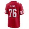 Vederian Lowe San Francisco 49ers Nike Team Game Jersey - - Detail View
