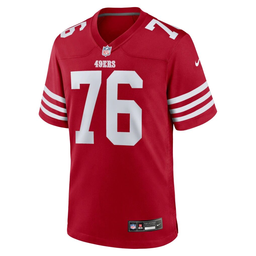 Vederian Lowe San Francisco 49ers Nike Team Game Jersey -  Scarlet