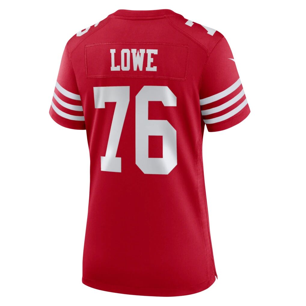 Vederian Lowe San Francisco 49ers Nike Women's Team Game Jersey -  Scarlet