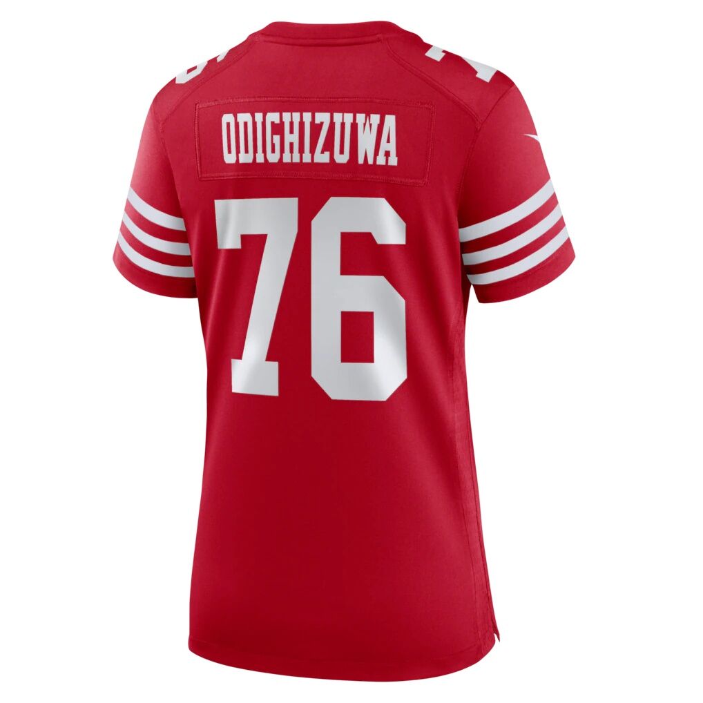 Osa Odighizuwa San Francisco 49ers Nike Women's Team Game Jersey -  Scarlet
