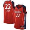 Sonia Citron Washington Mystics Nike Youth Explorer Edition Jersey - Red - Front View