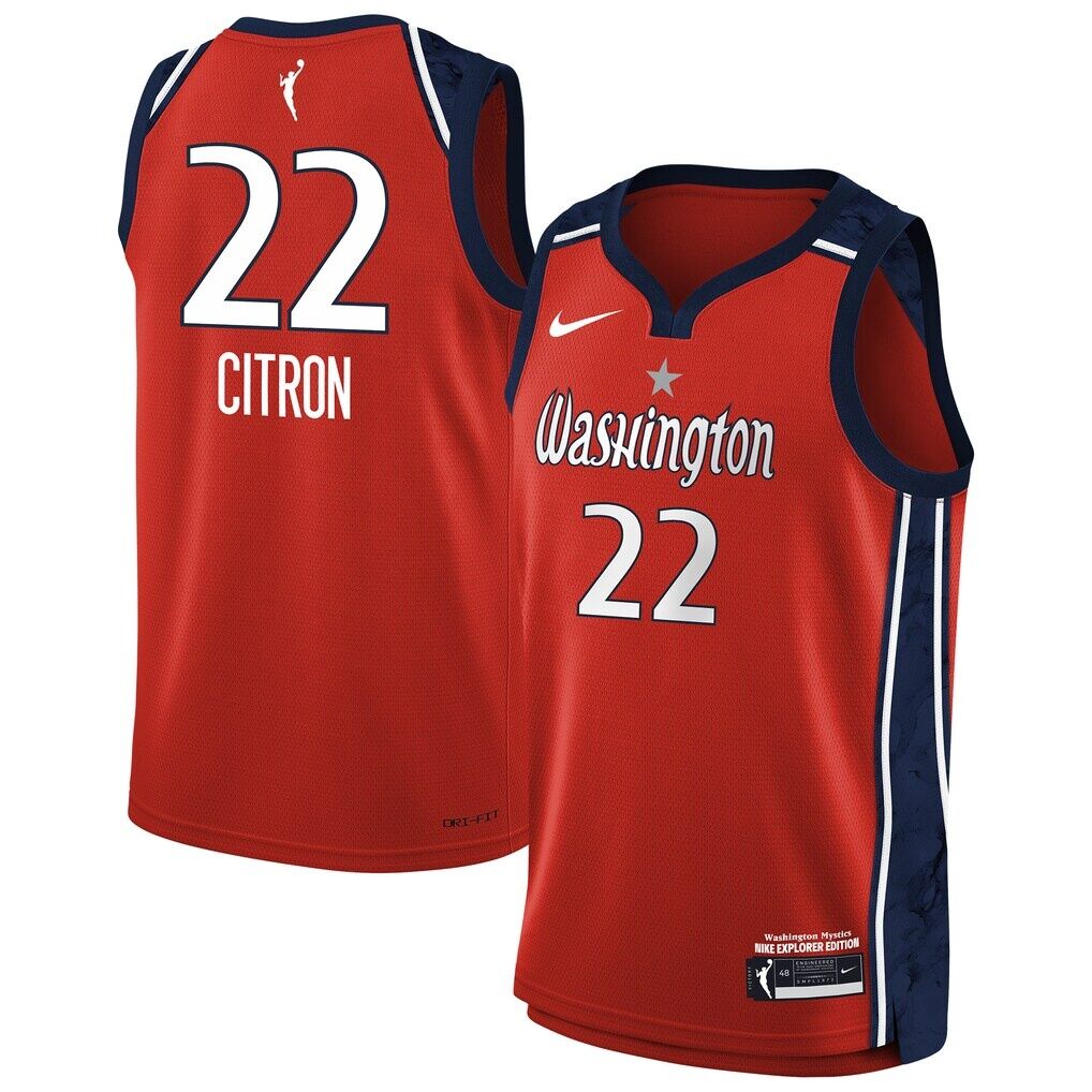 Sonia Citron Washington Mystics Nike Youth Explorer Edition Jersey
