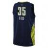 Azzi Fudd Dallas Wings Nike Youth Explorer Edition Jersey - Navy - Detail View