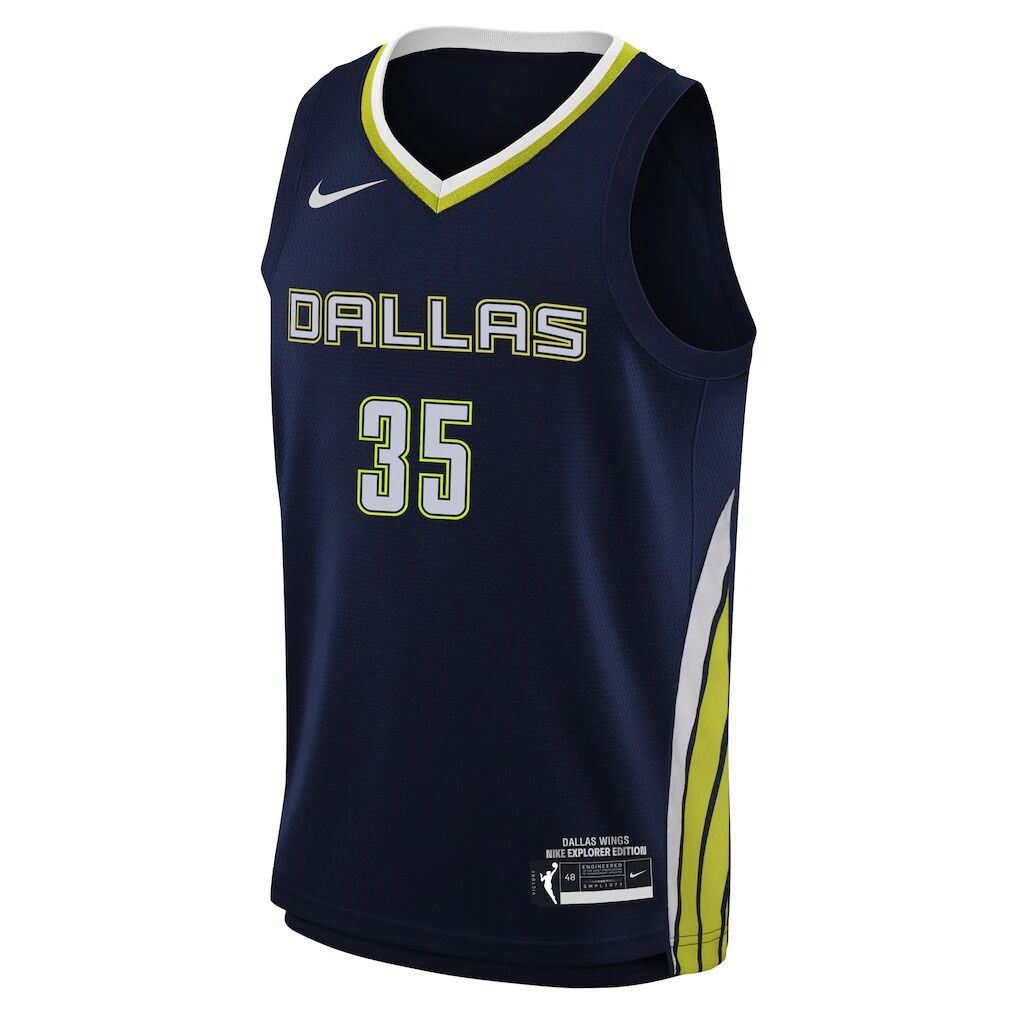 Azzi Fudd Dallas Wings Nike Youth Explorer Edition Jersey