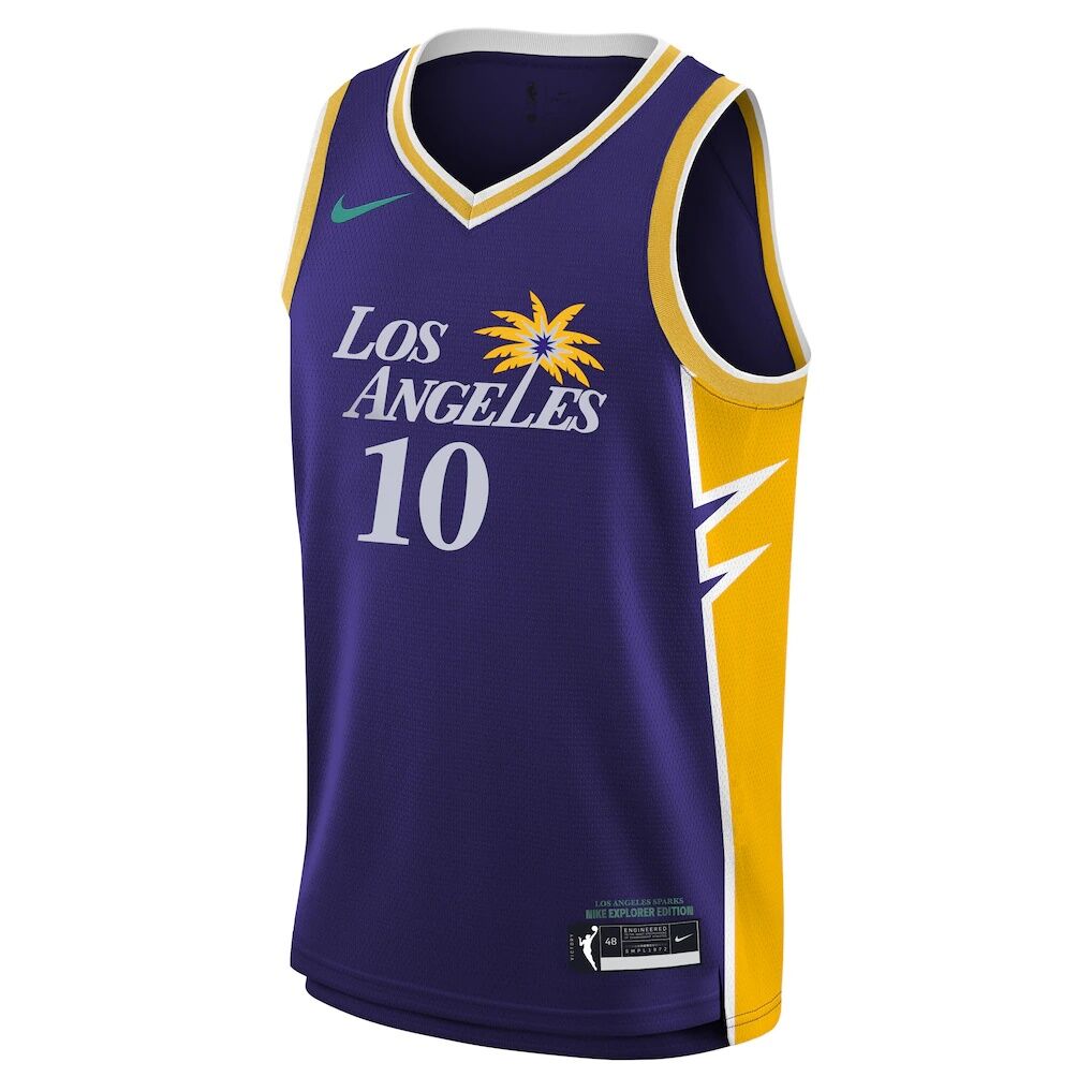 Kelsey Plum Los Angeles Sparks Nike Youth Explorer Edition Jersey
